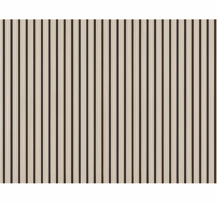 Woonkamer behang beige en zwart hout - TenStickers