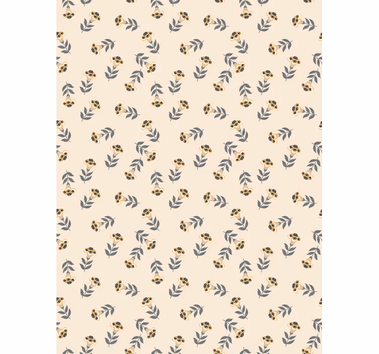Behang bloemen prachtig delicaat pools bloemenpatroon - TenStickers