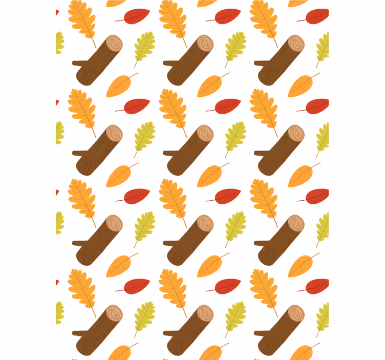 Behang bloemsierkunst multicolor verschillende bomen - TenStickers
