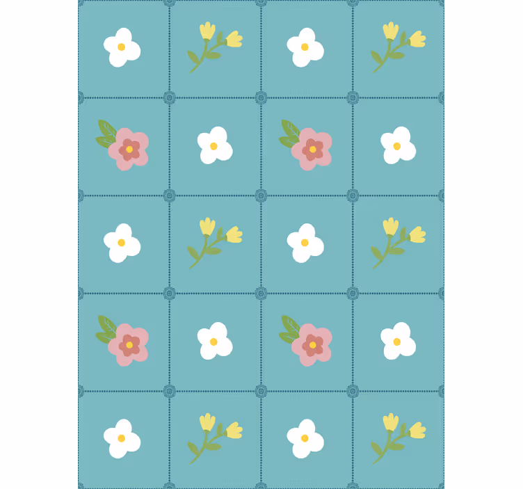 Behang bloemsierkunst "granny chic" bloemdecor - TenStickers