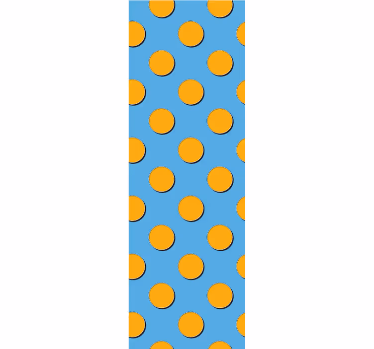 Behang slaapkamer retro stippenpatroon abstract geometrisch - TenStickers