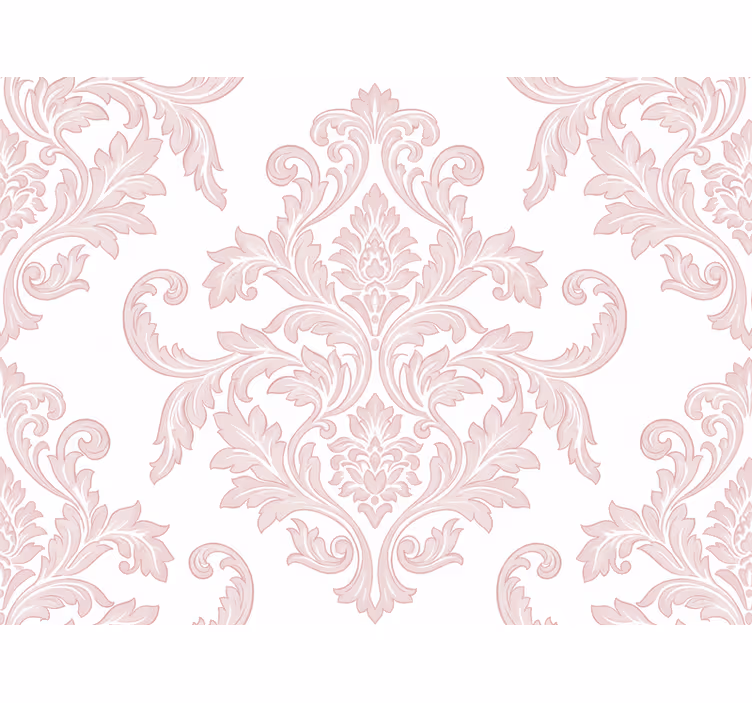 Behang barok blush damask paisley (b09sq47ydg) - TenStickers