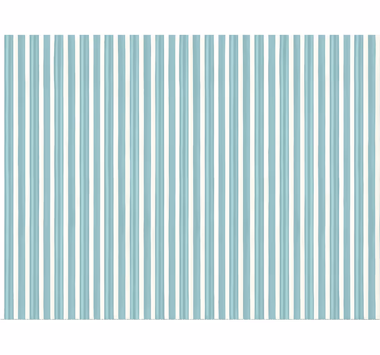 Behang verticale strepen gedempte teal organische strepen - TenStickers