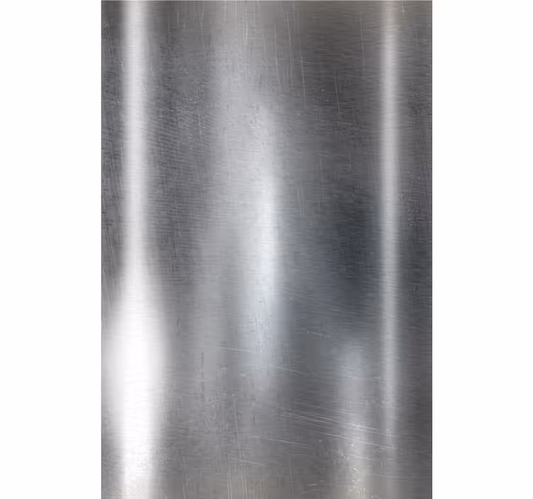 Metaal behang zilveren metalen rustieke textuur - TenStickers