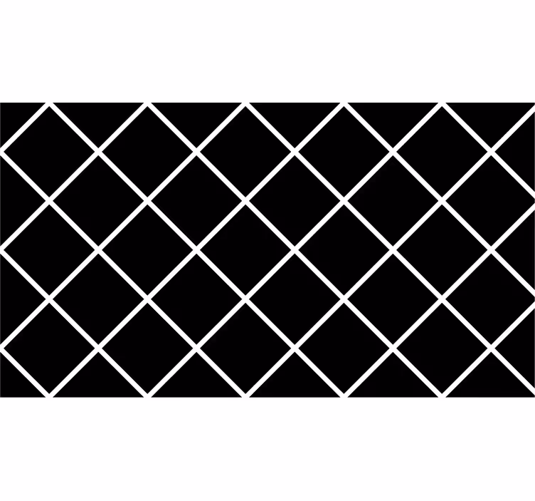 Behang zwart moderne geometrische lijnen - TenStickers
