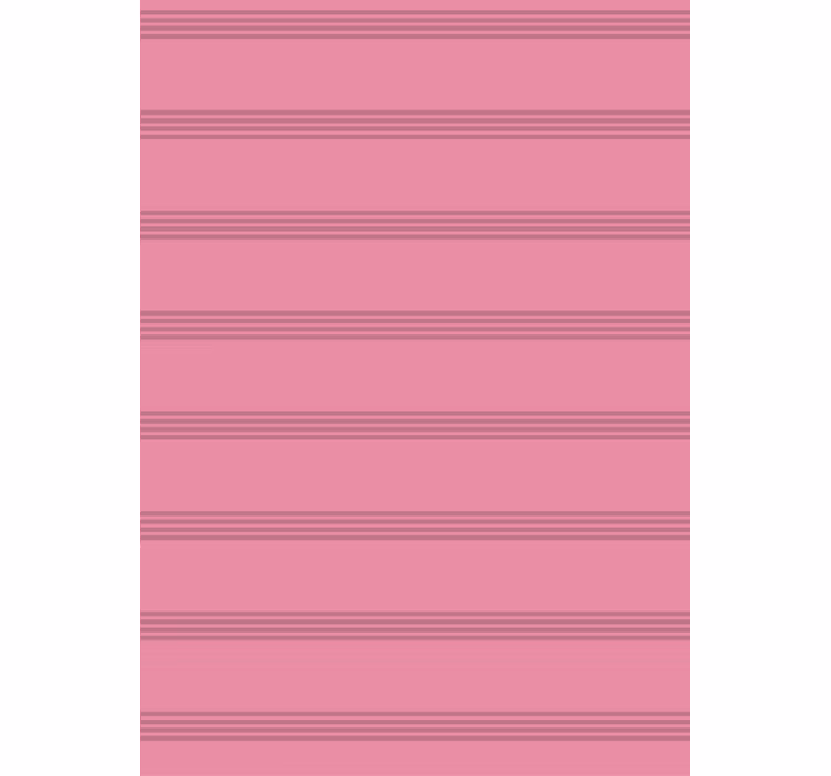 Behang roze met donkere roze strepen - TenStickers