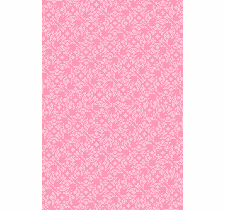 Behang roze met ornamenten - TenStickers