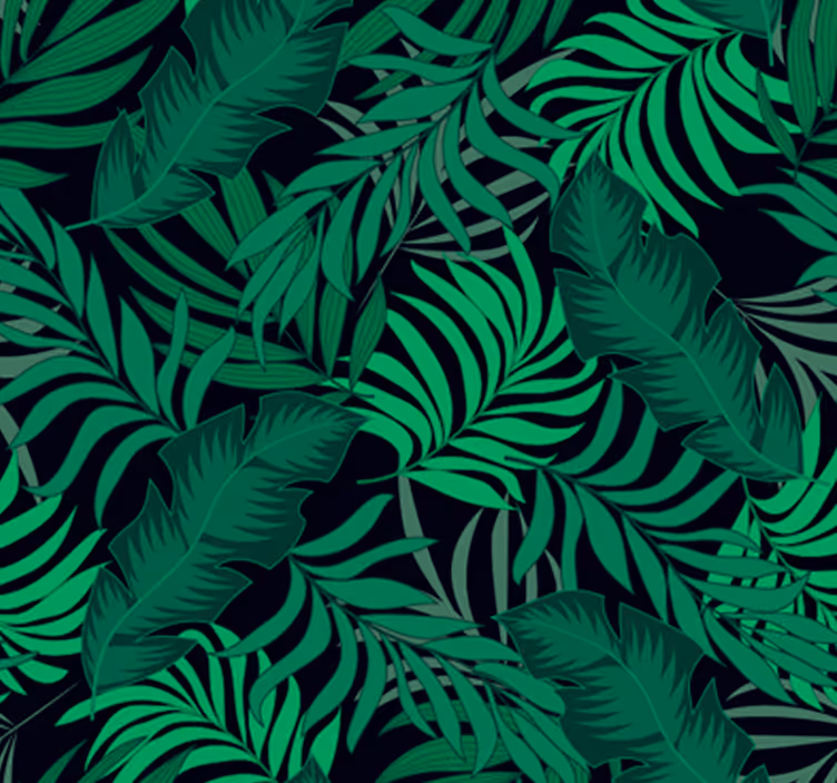 Bosbehangsleutels in de jungle - TenStickers