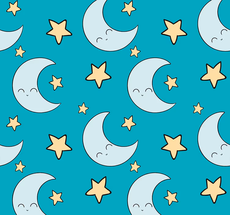 Hemelse dromerigheid sterren behang - TenStickers