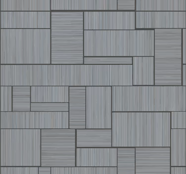 Geometrisch bouwsteenbehang - TenStickers