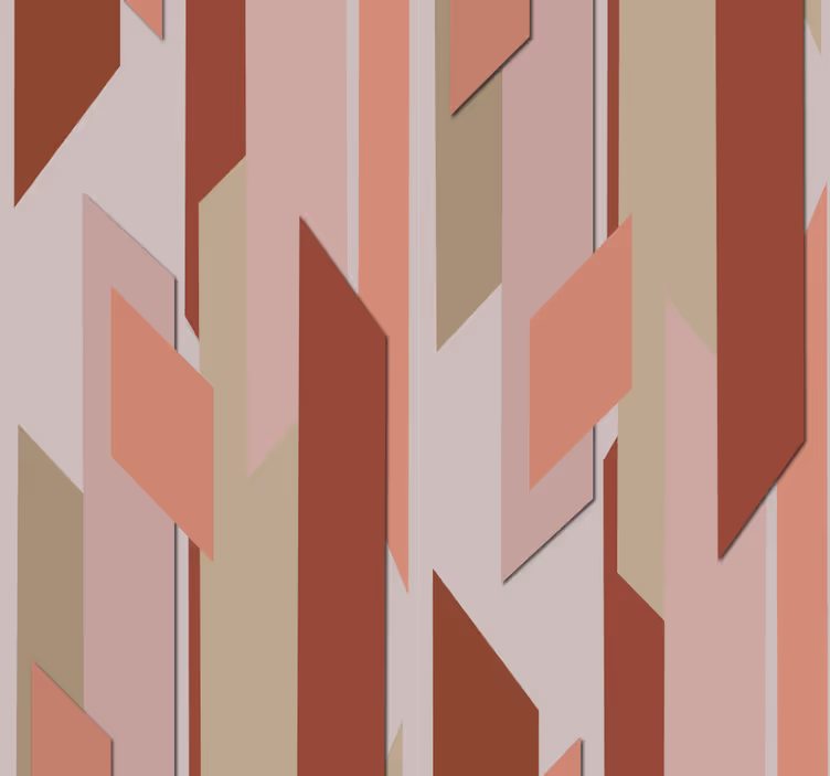 Abstracte geometrische geometrisch behang - TenStickers