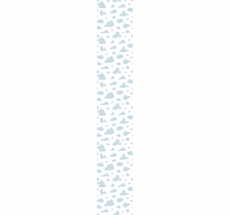 Zacht blauw koud patroon behang kinderkamer - TenStickers