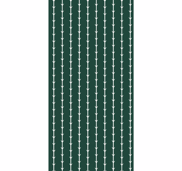 Geometrisch bamboe stijl geometrisch behang - TenStickers
