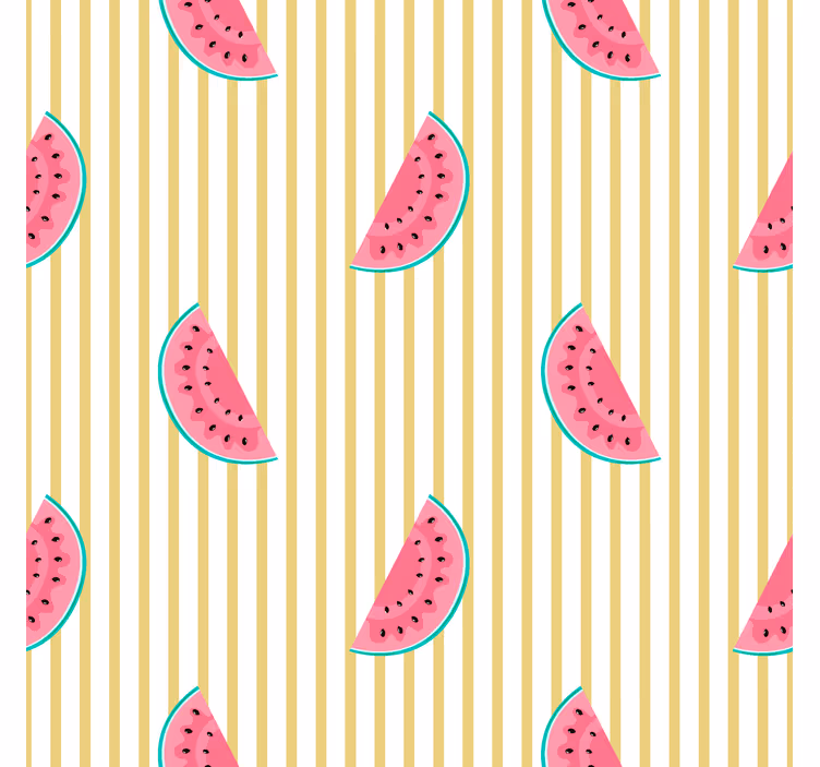Watermeloen plakjes keuken behang - TenStickers