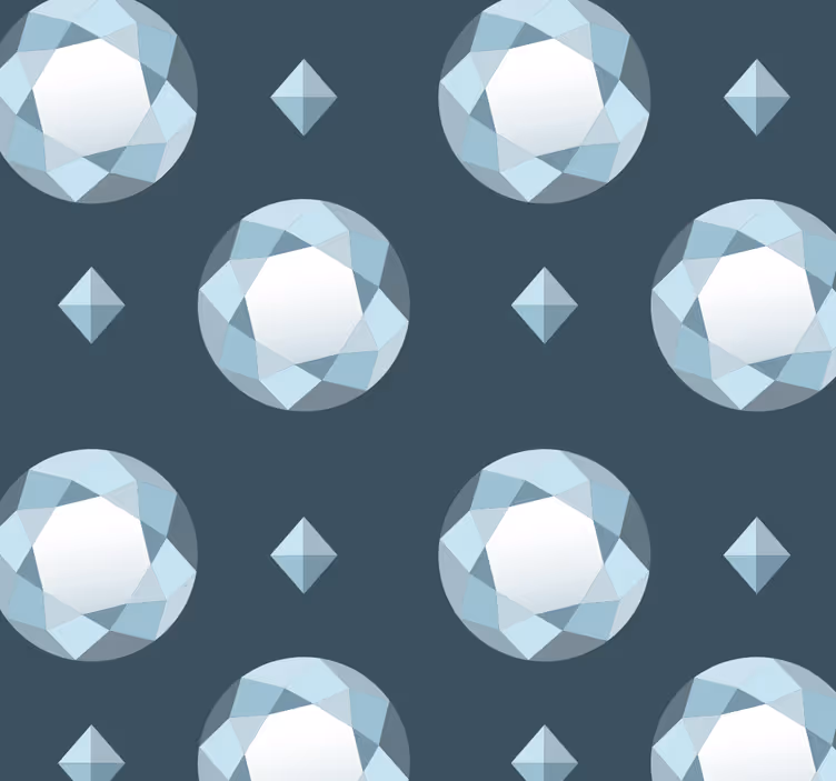 Geometrisch bolpatroon stippen behang - TenStickers
