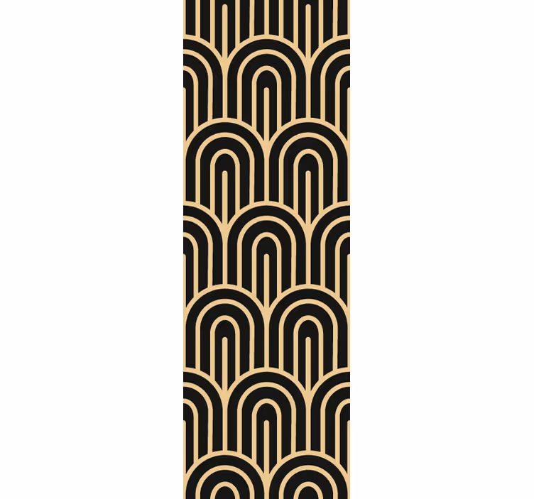 Geometrische boog geometrisch behang - TenStickers