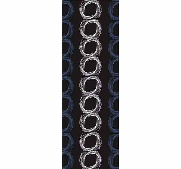 Cirkel patronen abstract behang - TenStickers
