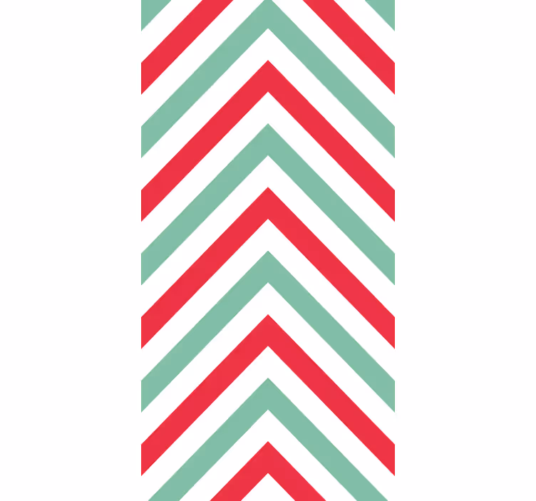 Chevron-zigzagpatroon geometrisch behang - TenStickers