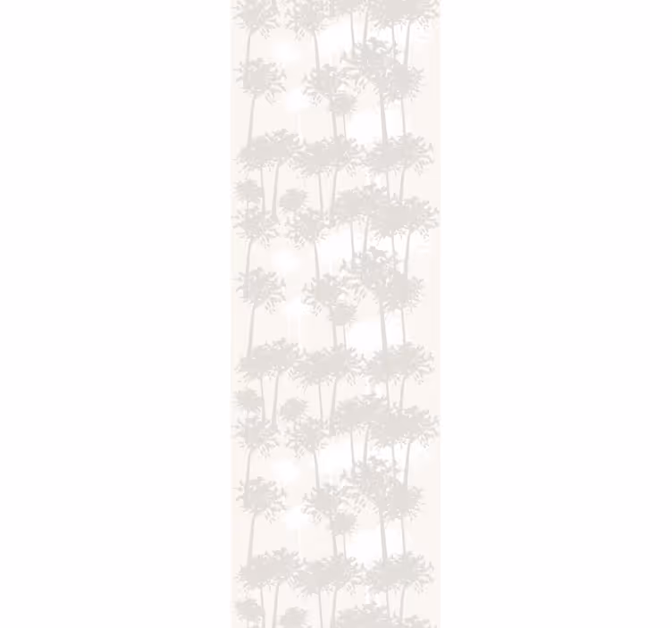 Silhouet bos bomen behang - TenStickers