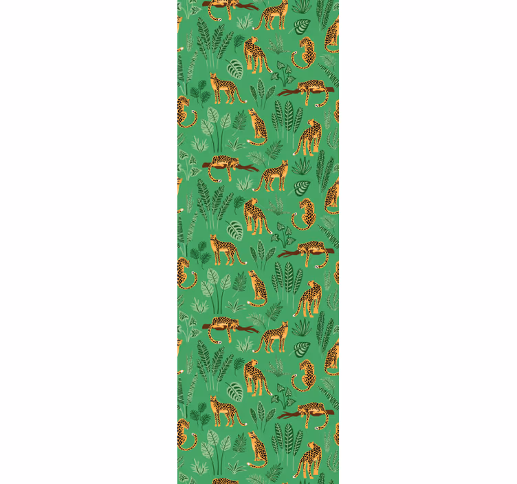Safarifaunamotief dieren behang - TenStickers