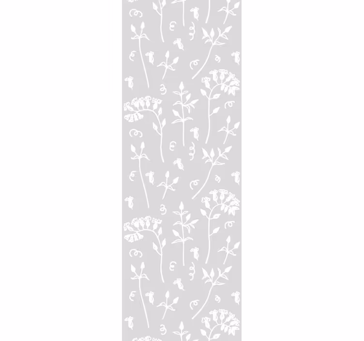Bloemige botanische behang bloemen - TenStickers