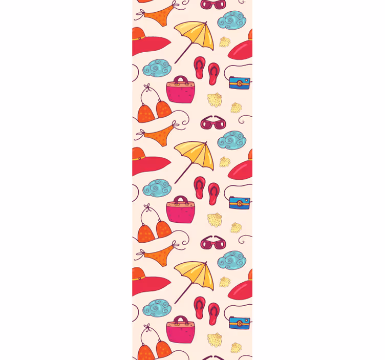 Behang kinderkamer met speelse accessoires - TenStickers