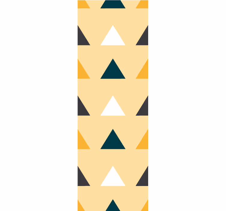 Geometrische drieklank geometrisch behang - TenStickers