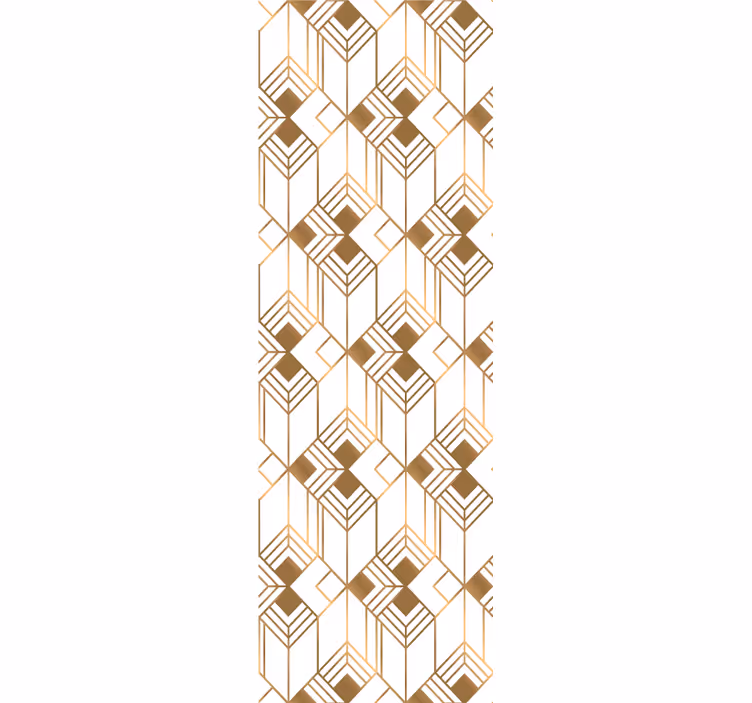 Kubistische symmetrie geometrisch behang - TenStickers