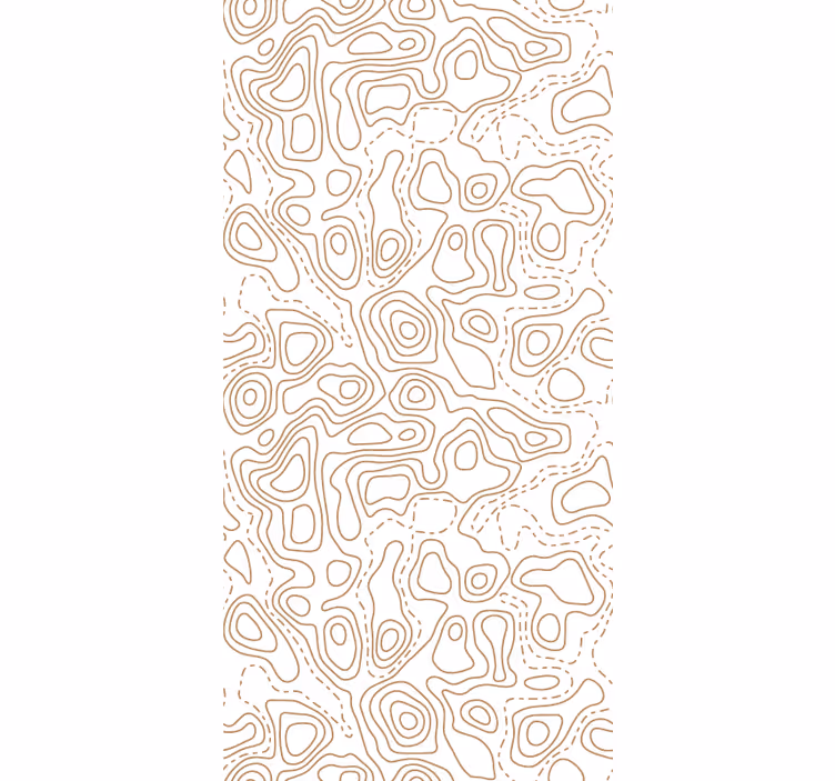 Abstracte contouren abstract behang - TenStickers