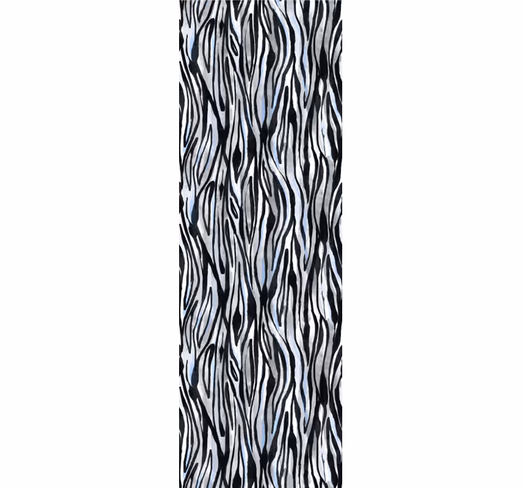 Zebrastreepmotief behang zebra - TenStickers