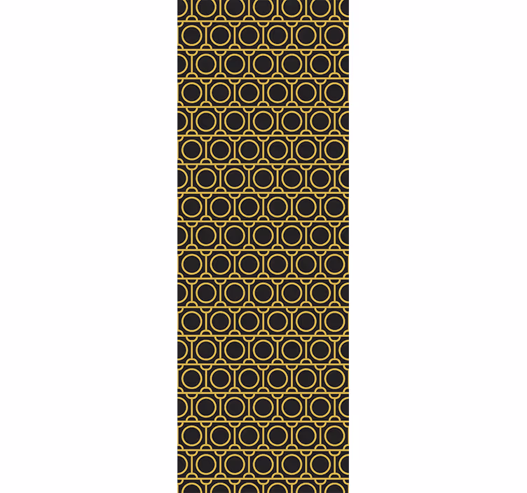 Geometrische ringen geometrisch behang - TenStickers