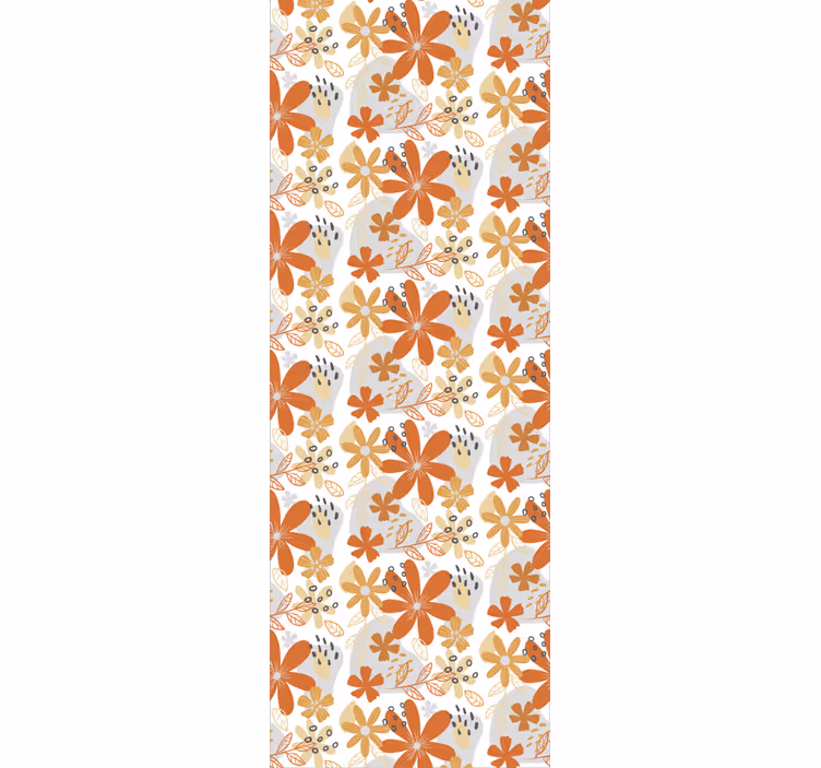 Bloemmotief spelen behang bloemen - TenStickers