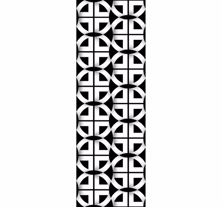 Geometrische cirkel mesh geometrisch behang - TenStickers