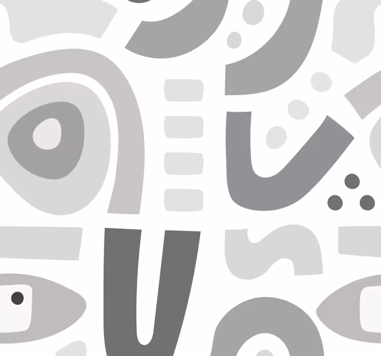 Abstracte geometrische vormen geometrisch behang - TenStickers