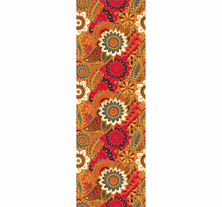 Mandala geïnspireerd sierlijk behang - TenStickers
