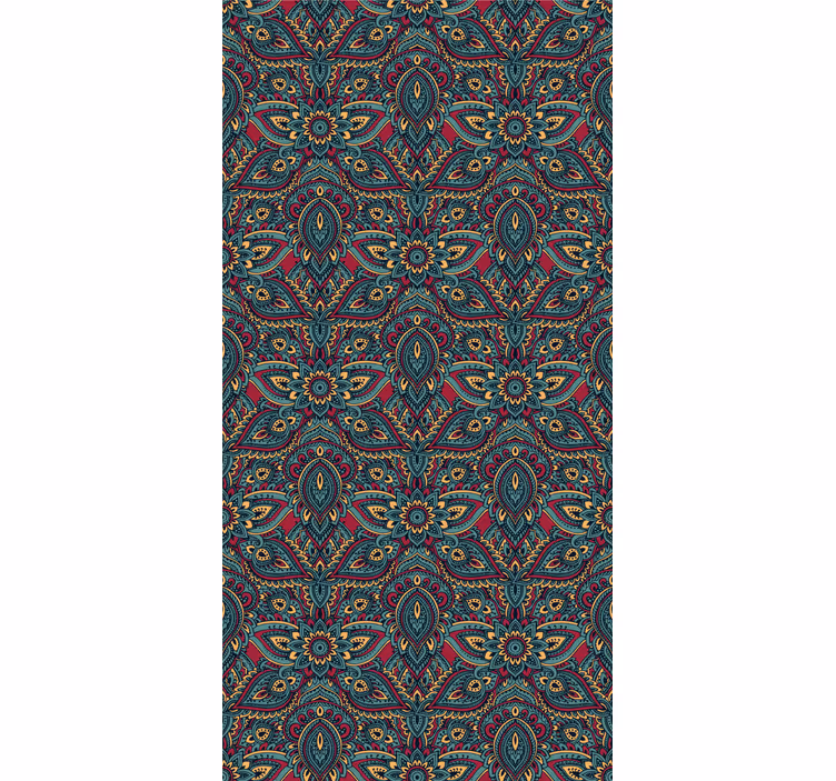 Mandala-fusie sierlijk behang - TenStickers