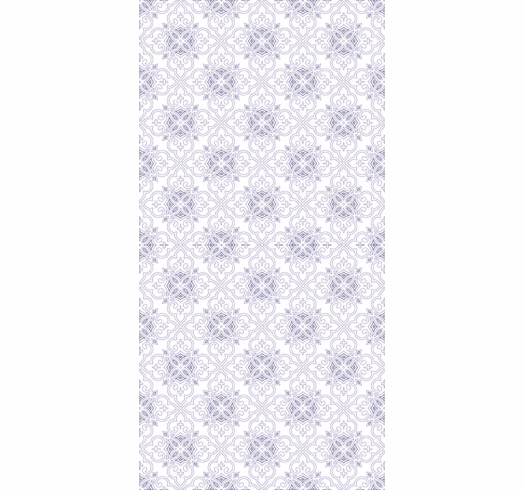 Sierlijk patroon behang geometrisch - TenStickers