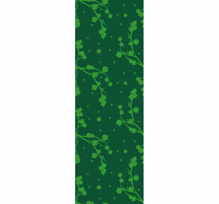 Botanisch groen behang bladeren - TenStickers