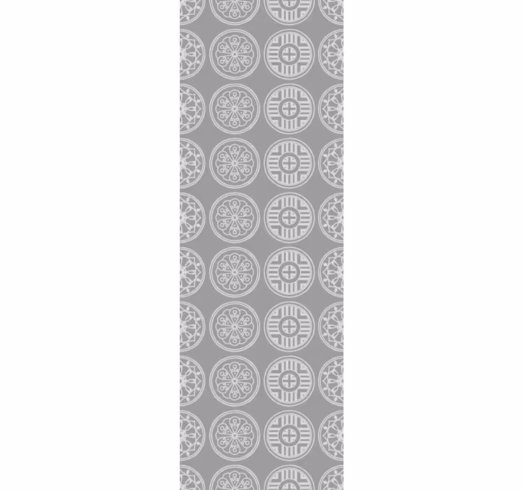 Sierlijke medaillons sierlijk behang - TenStickers