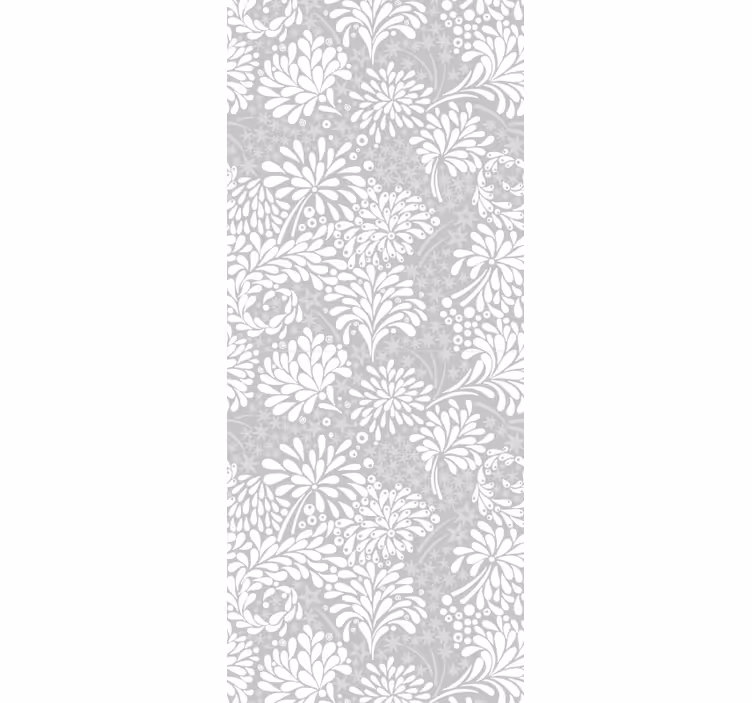 Botanische reeks behang bloemsierkunst - TenStickers