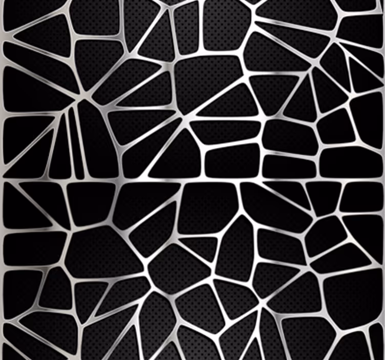 Geometrische samenvatting geometrisch behang - TenStickers