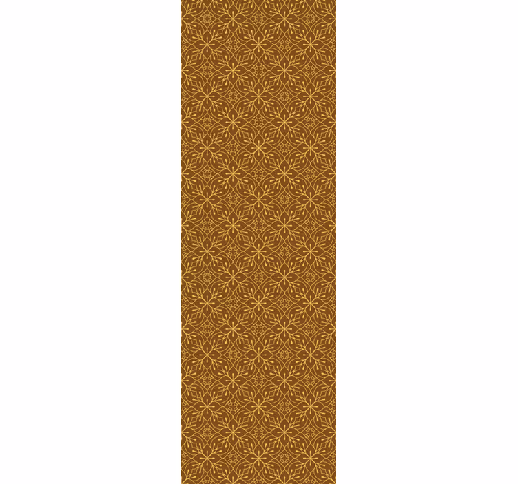 Geometrische bloemen tegels behang - TenStickers