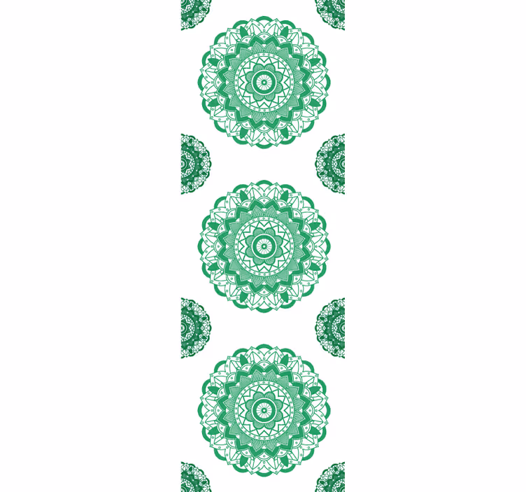 Ontwerp met mandala-motief kantoor behang - TenStickers