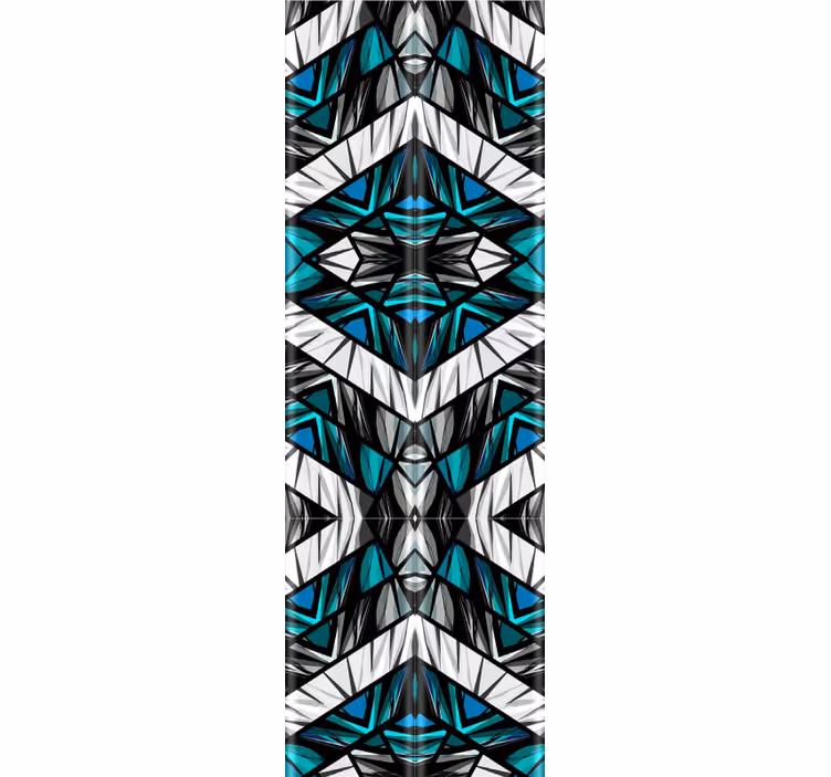 Caleidoscopische symmetrie geometrisch behang - TenStickers