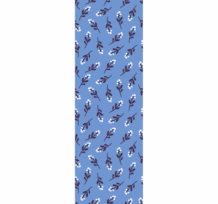 Bloementakkenmotief behang bloemen - TenStickers