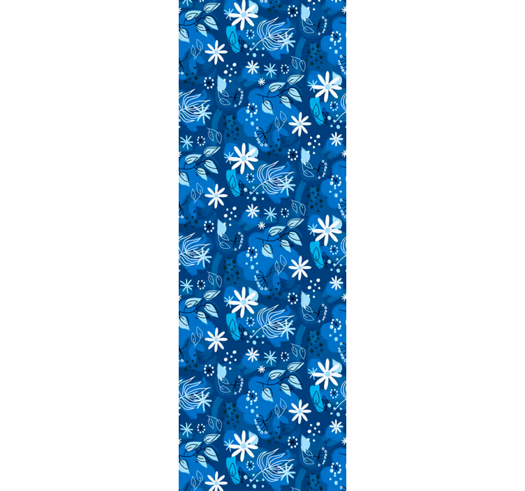 Bloemen fauna motief behang kunst - TenStickers
