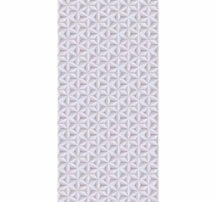 Geometrische reliëfdruk geometrisch behang - TenStickers