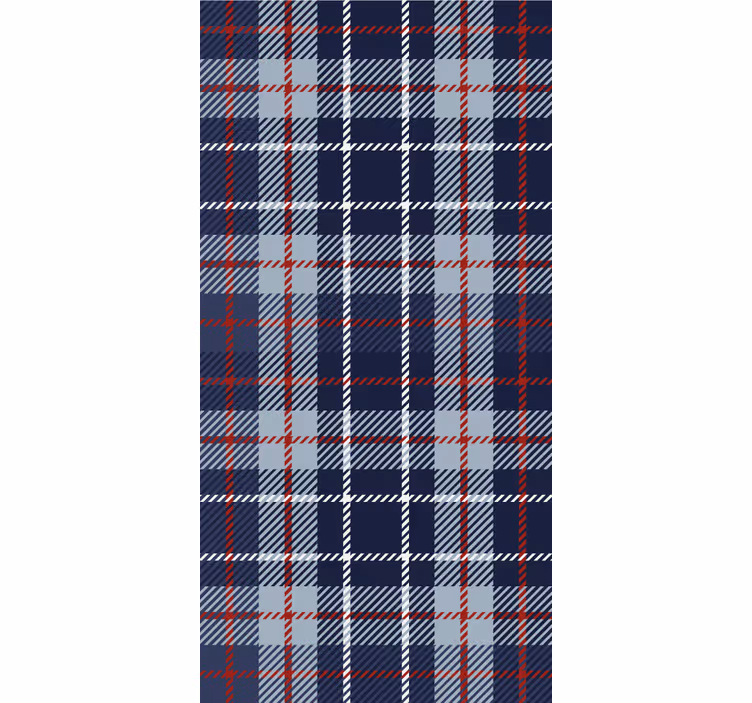 Tartan plaid tegels behang - TenStickers
