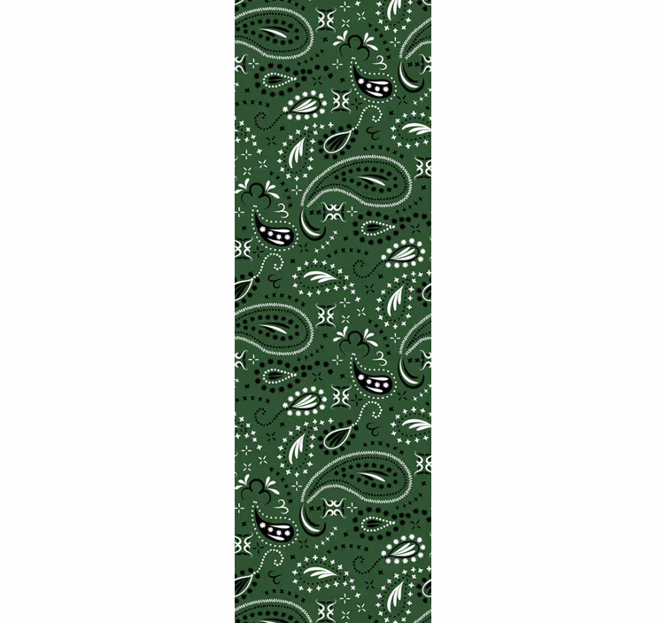 Scandinavisch paisleypatroon behang Scandinavië - TenStickers