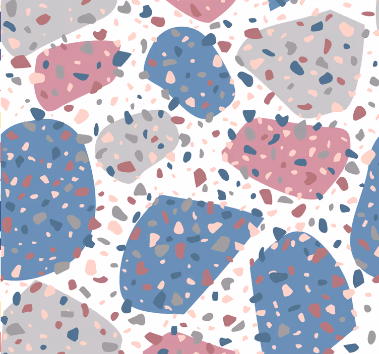 Gespikkeld terrazzo stippen behang - TenStickers